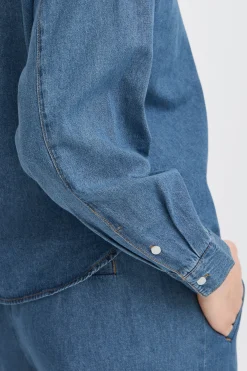Ichi IHARCHER Chemise en jeans