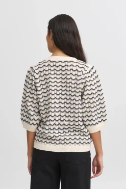 Ichi IHARDINA Cardigan à tricot