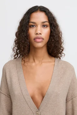Ichi IHBALLIA Cardigan à tricot