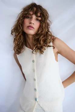 Ichi IHBLONDS Manteau tricoté