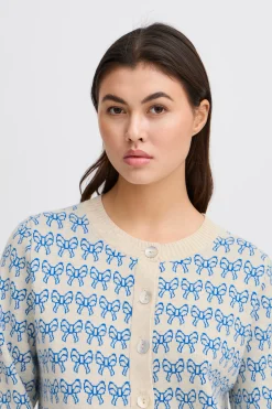 Ichi IHBRIELLE Cardigan à tricot