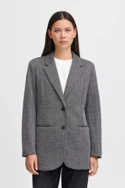 Ichi IHKATE JACQUARD OVERSIZE Blazer
