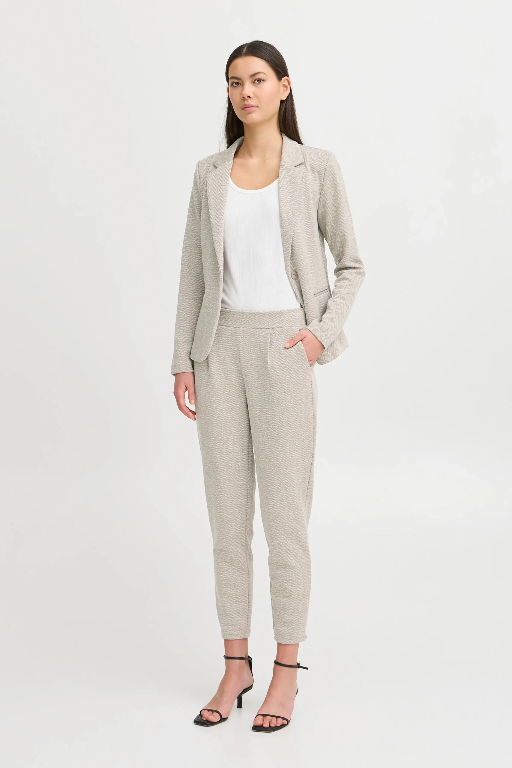 Ichi IHKATE JACQUARD Pantalon