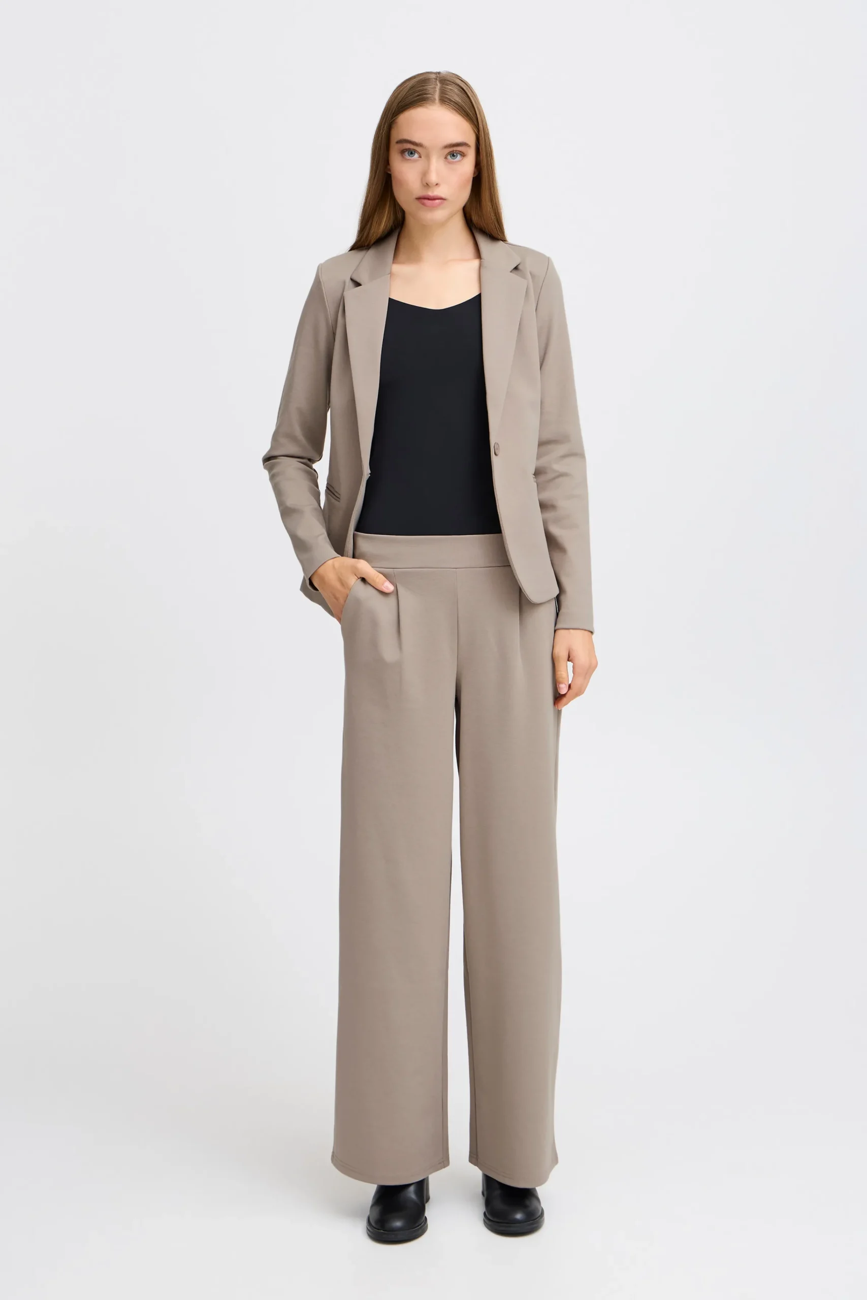Ichi IHKATE LONG WIDE Pantalon