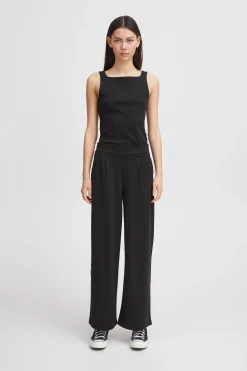 Ichi IHKATE LONG WIDE Pantalon