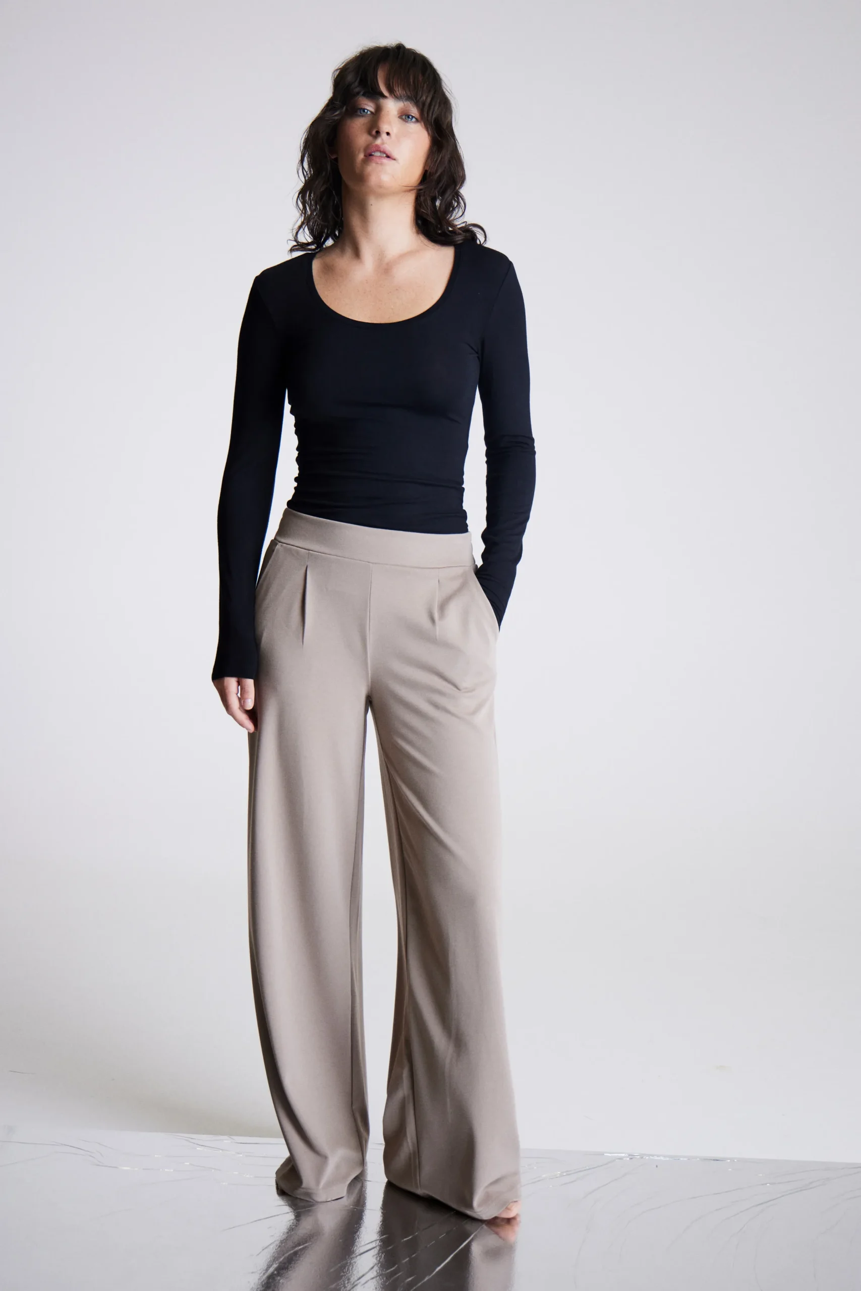 Ichi IHKATE LONG WIDE Pantalon